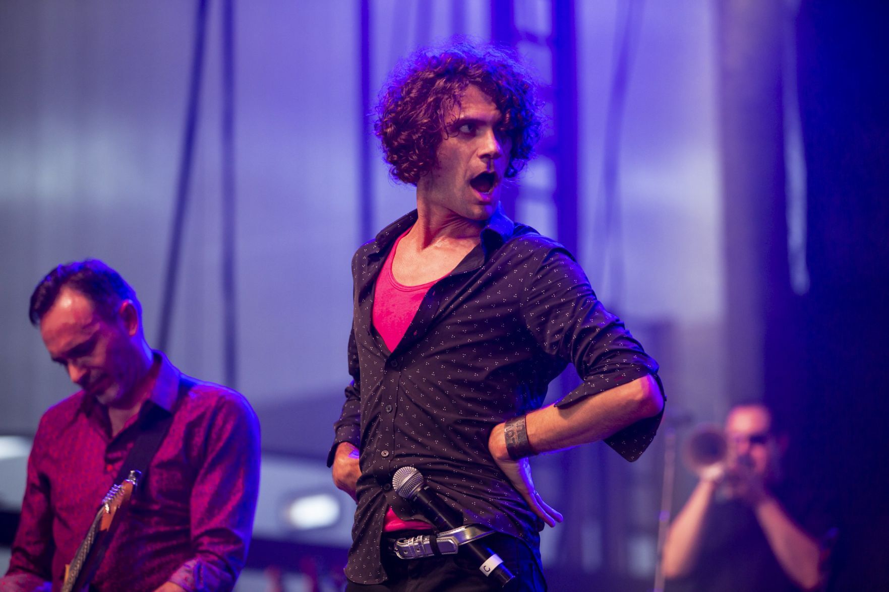 Rolling Stones tribute band performs at the new ÃÛÑ¿´«Ã½ Music Park